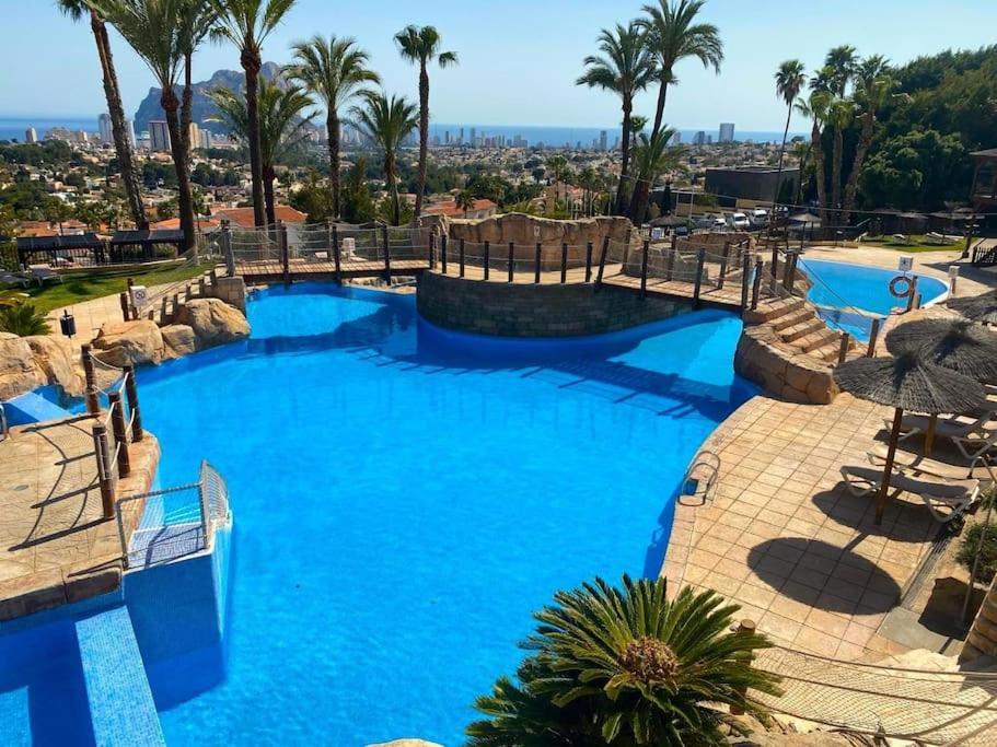Canario Apartment - Imperial Park - Sea View, 6 Pools, Terrace Калпе Екстериор снимка