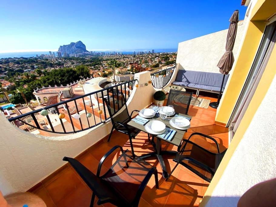 Canario Apartment - Imperial Park - Sea View, 6 Pools, Terrace Калпе Екстериор снимка